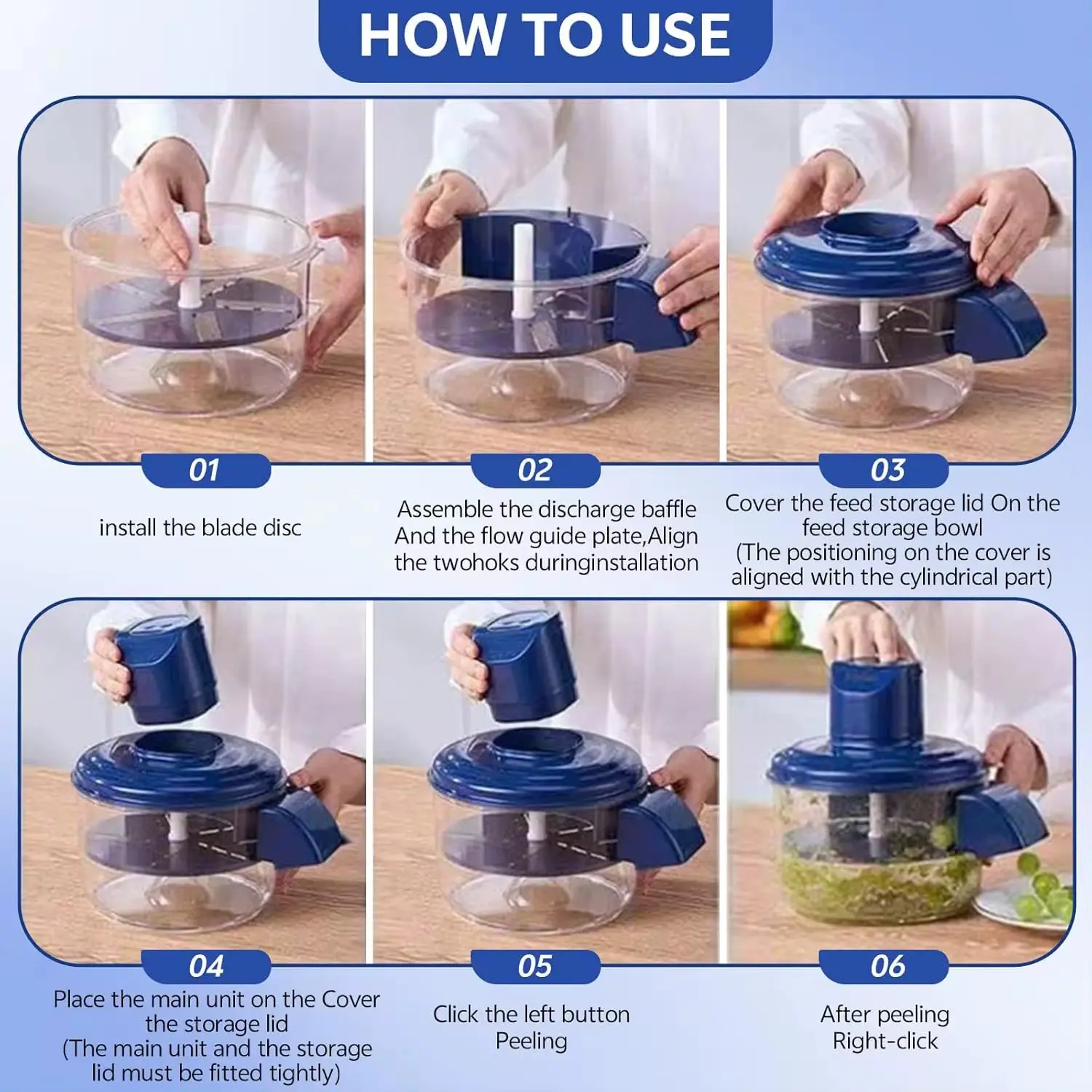 How to use EasyChef Peeler